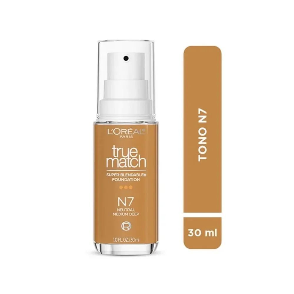 L'Oréal Paris Liquid Foundation N7 Neutral Medium Deep